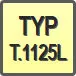 Piktogram - Typ: T.1125L